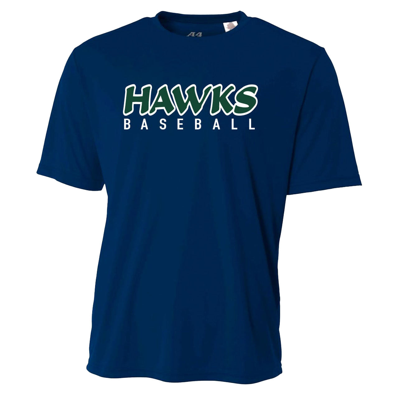 HAWKS BASEBALL TECH PLAYER'S JERSEY TEE - NAVY