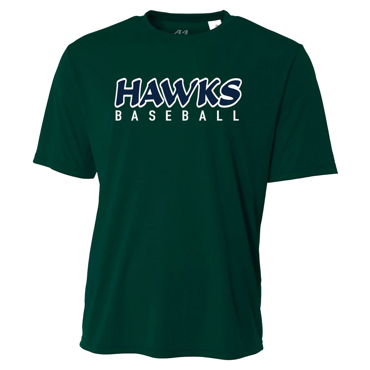 HAWKS BASEBALL TECH PLAYER'S JERSEY TEE - GREEN