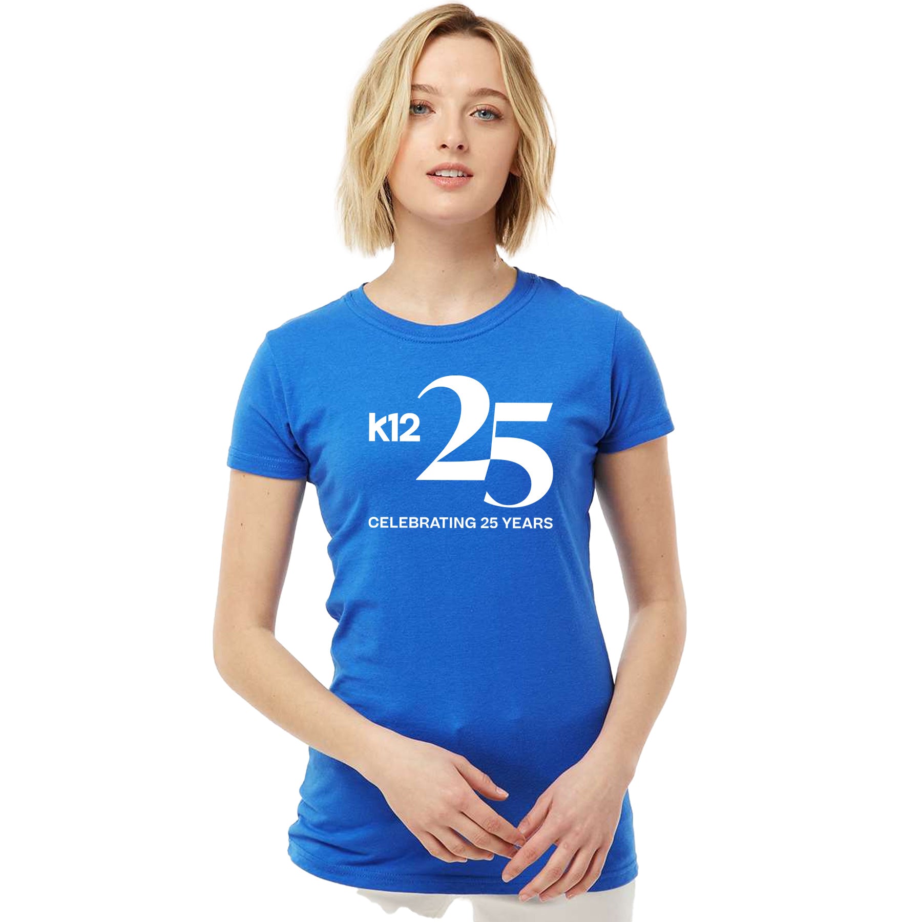 K12 25 YEARS LOGO SHORT SLEEVE COTTON TEE