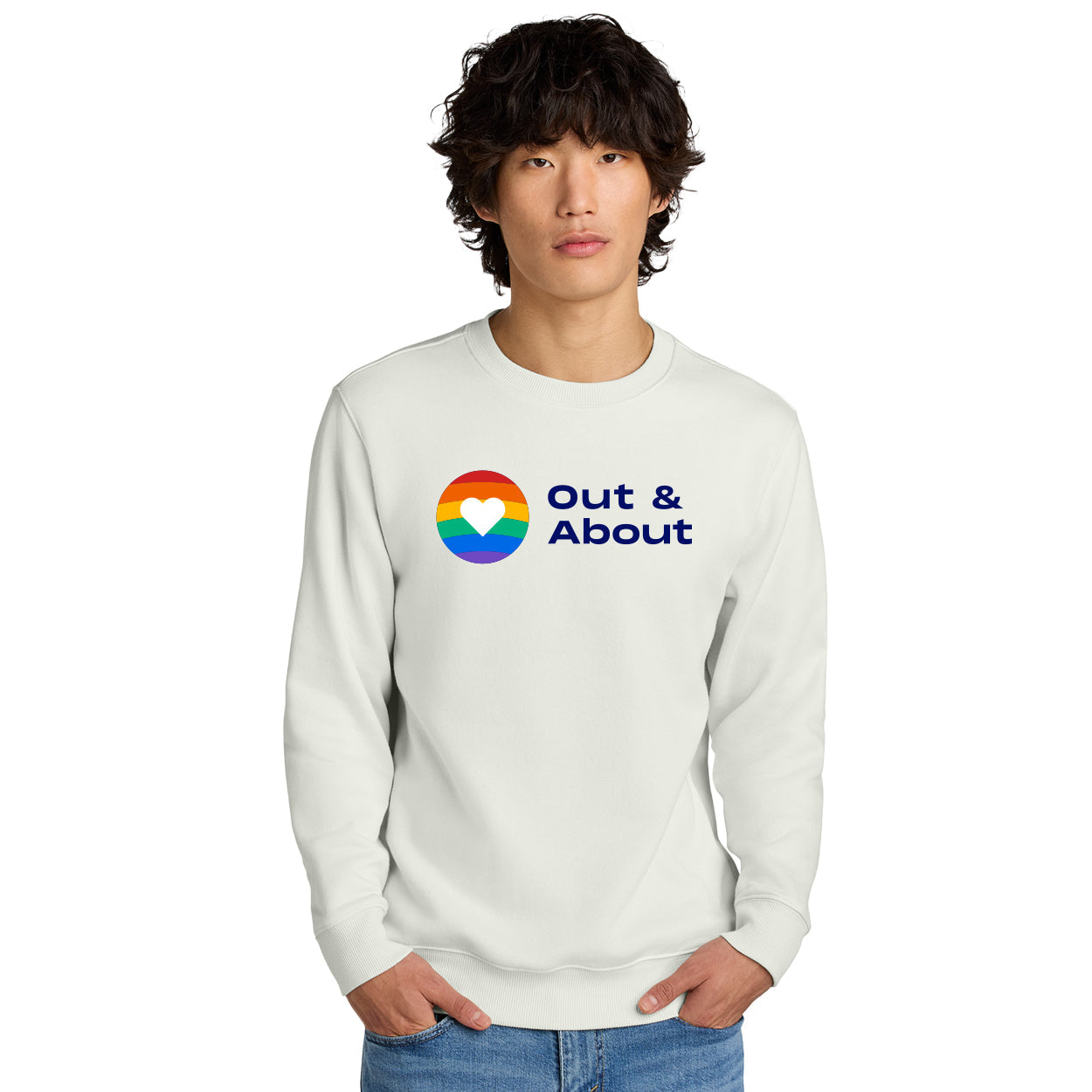 OUT AND ABOUT LOGO FLEECE CREW