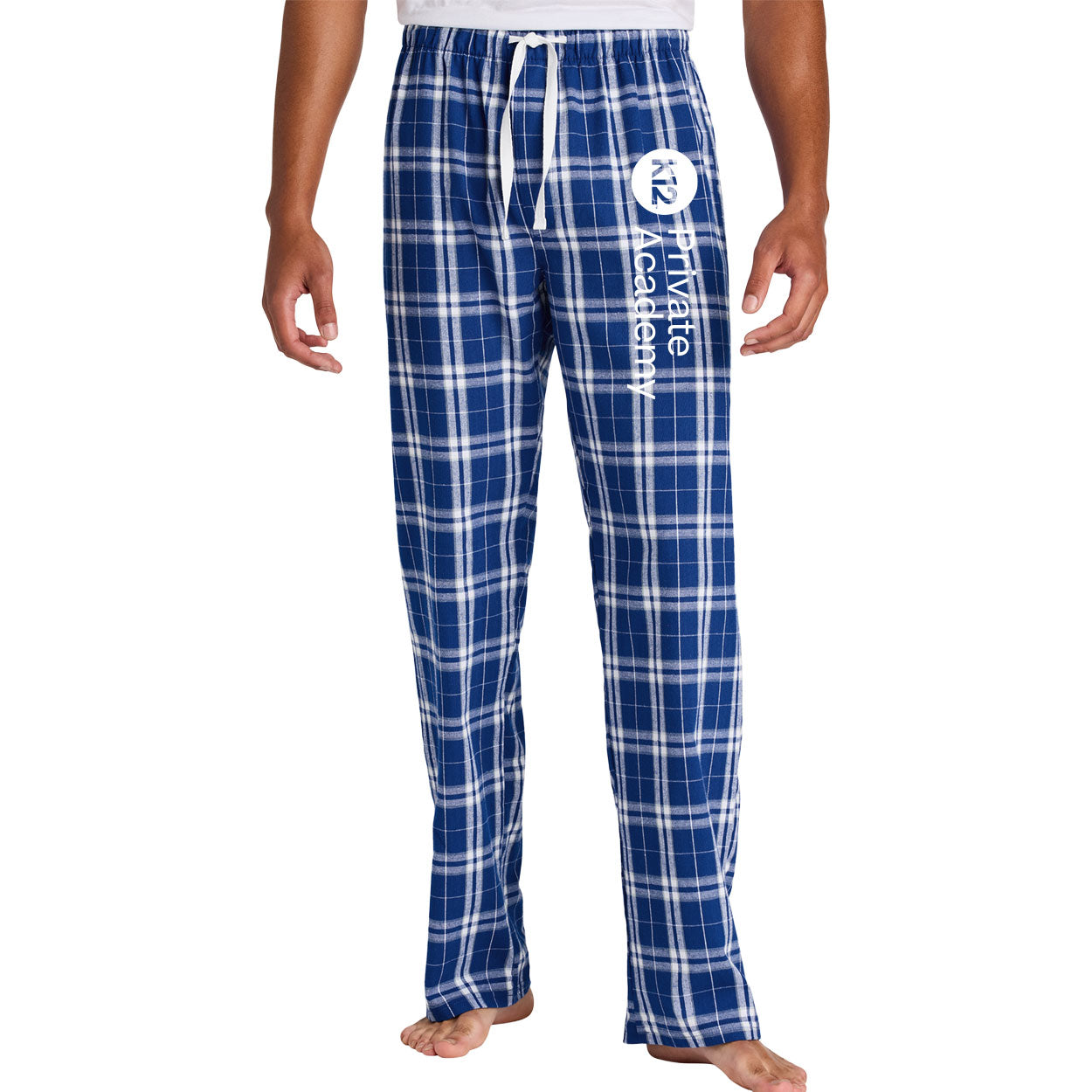 K12 PRIVATE ACADEMY LOGO FLANNEL PLAID PANT