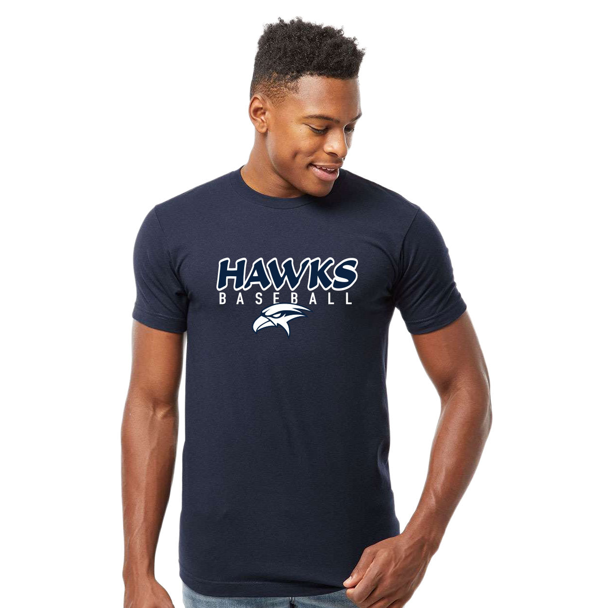 HAWKS BASEBALL PLAYER NAME (VERTICAL) CLASSIC T-SHIRT