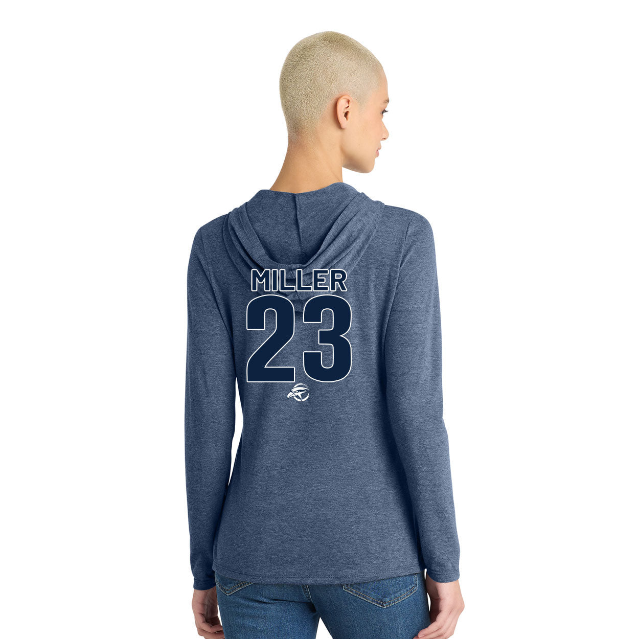 HAWKS BASEBALL PLAYER NAME (JERSEY) LONG SLEEVE HOODIE