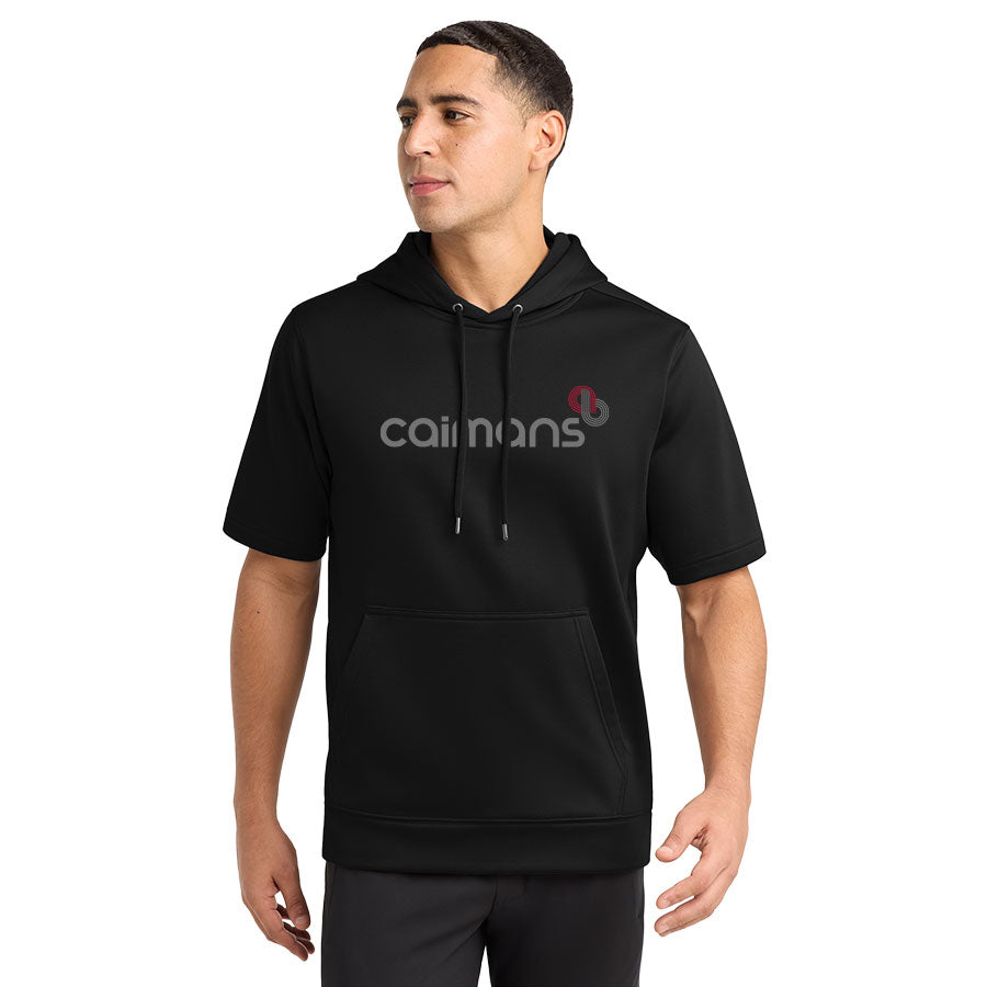 ACADEMY OF BASEBALL CAIMANS PERFORMANCE FLEECE SHORT SLEEVE HOODED PULLOVER