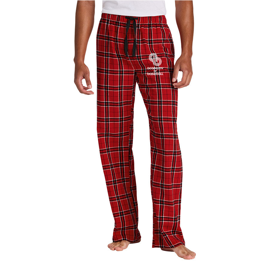 ACADEMY OF BASEBALL LOGO FLANNEL PLAID PANT