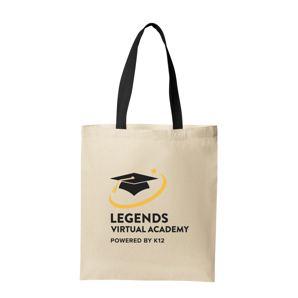 LEGENDS VIRTUAL ACADEMY LOGO CORE COTTON TOTE