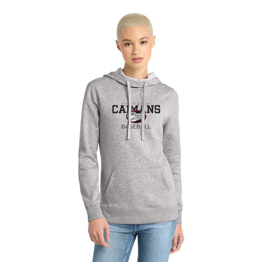 CLASSICAL ACADEMY BASEBALL PRIMARY WOMENÕS LIGHTWEIGHT FLEECE HOODIE