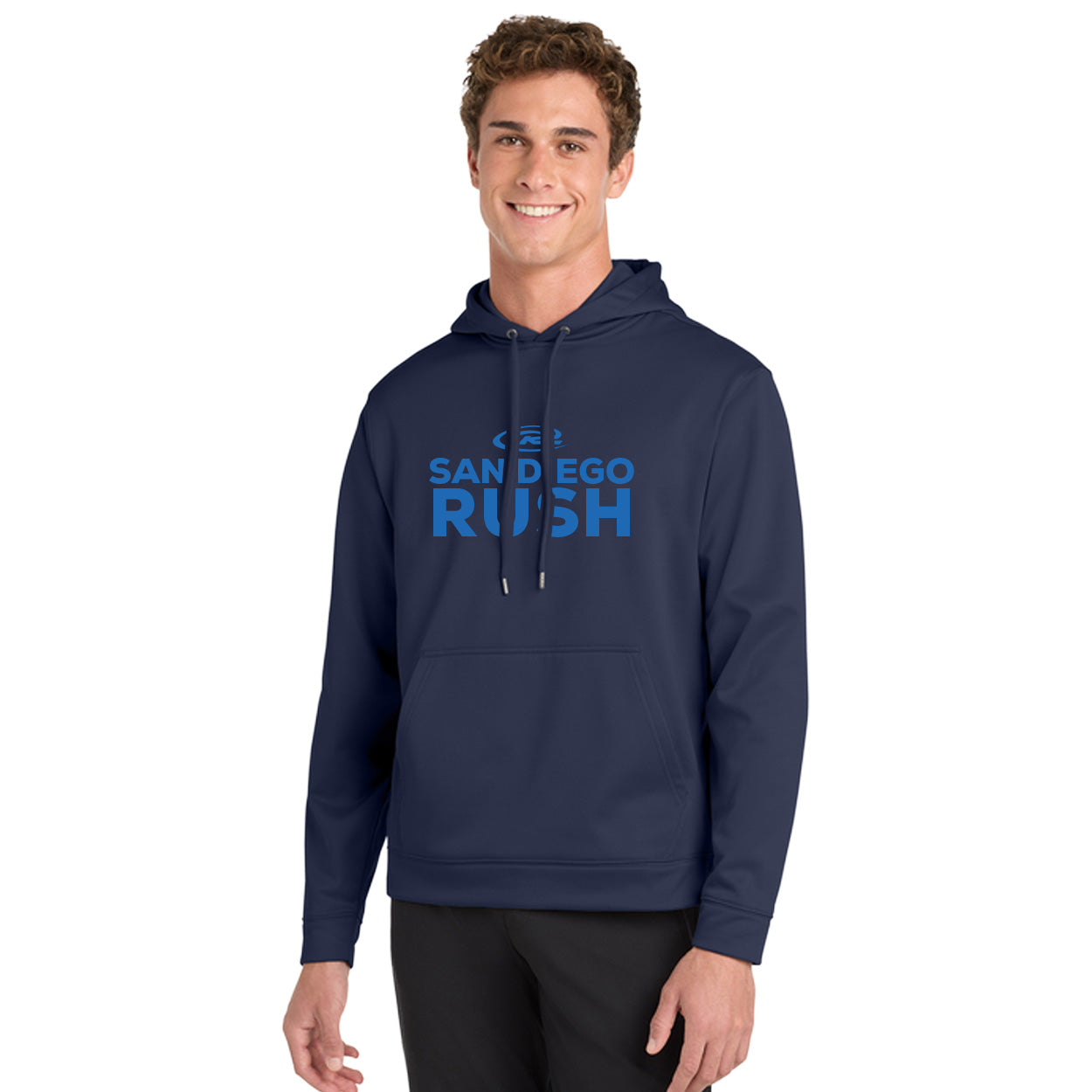 SAN DIEGO RUSH STACKED PERFORMANCE HOODED SWEATSHIRT