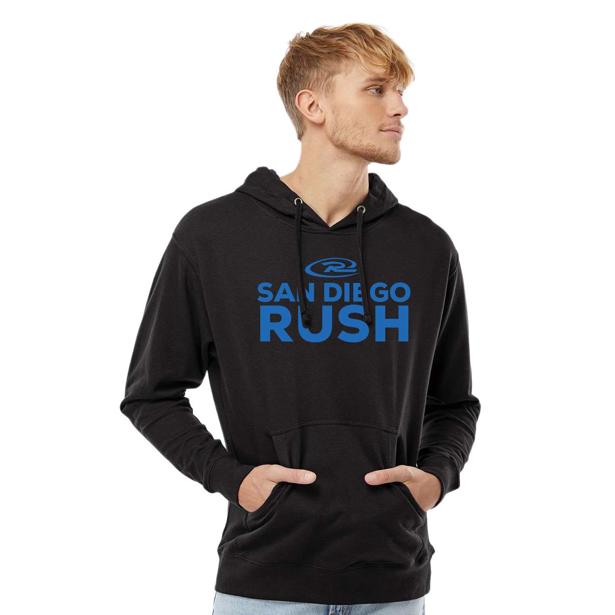 SAN DIEGO RUSH STACKED MIDWEIGHT HOODED SWEATSHIRT