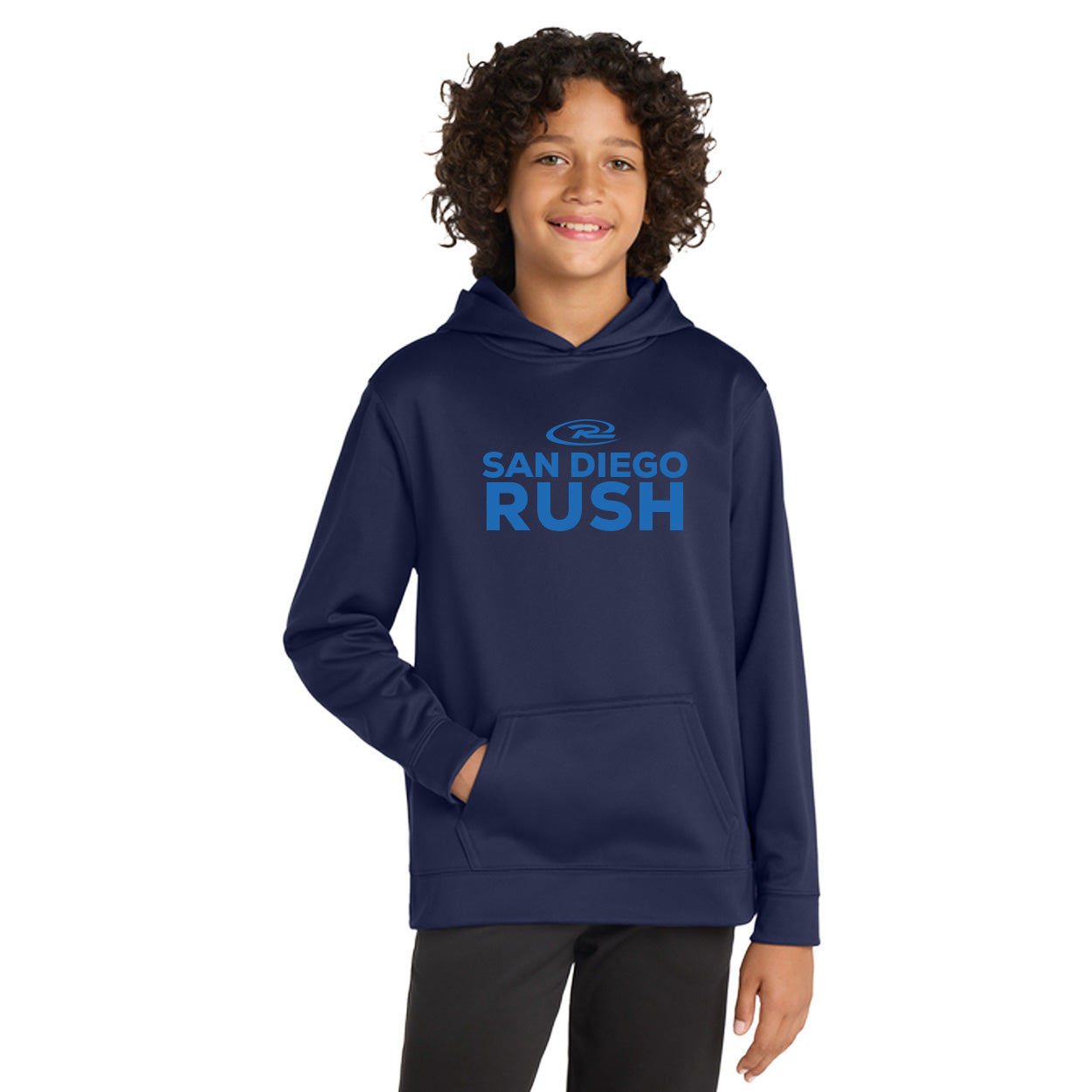 SAN DIEGO RUSH STACKED PERFORMANCE HOODED SWEATSHIRT