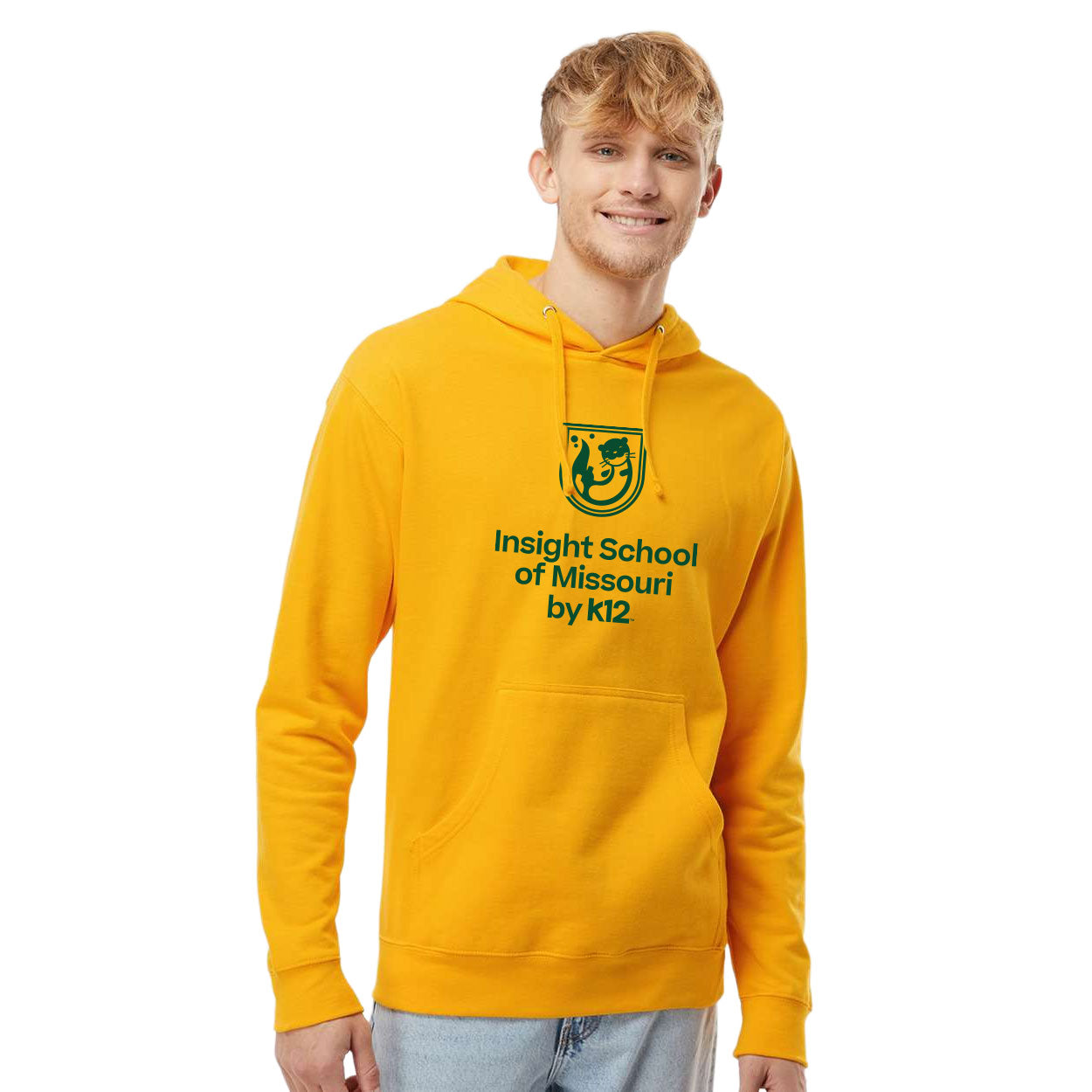 Insight School of Missouri LOGO MIDWEIGHT HOODED SWEATSHIRT