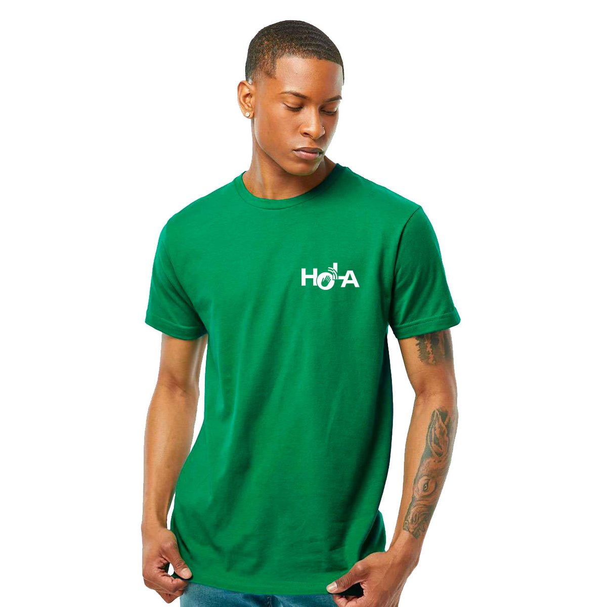 HOLA LEFT CHEST LOGO CLASSIC T-SHIRT