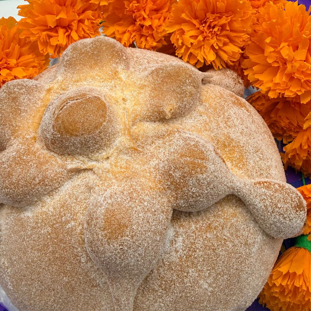 Pan de Muerto Mexican Day of the Dead Bread - Medium 16 oz (LIMITED SEASONAL ITEM)