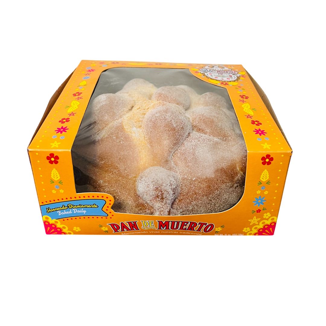 Pan de Muerto Mexican Day of the Dead Bread - Medium 16 oz (LIMITED SEASONAL ITEM)