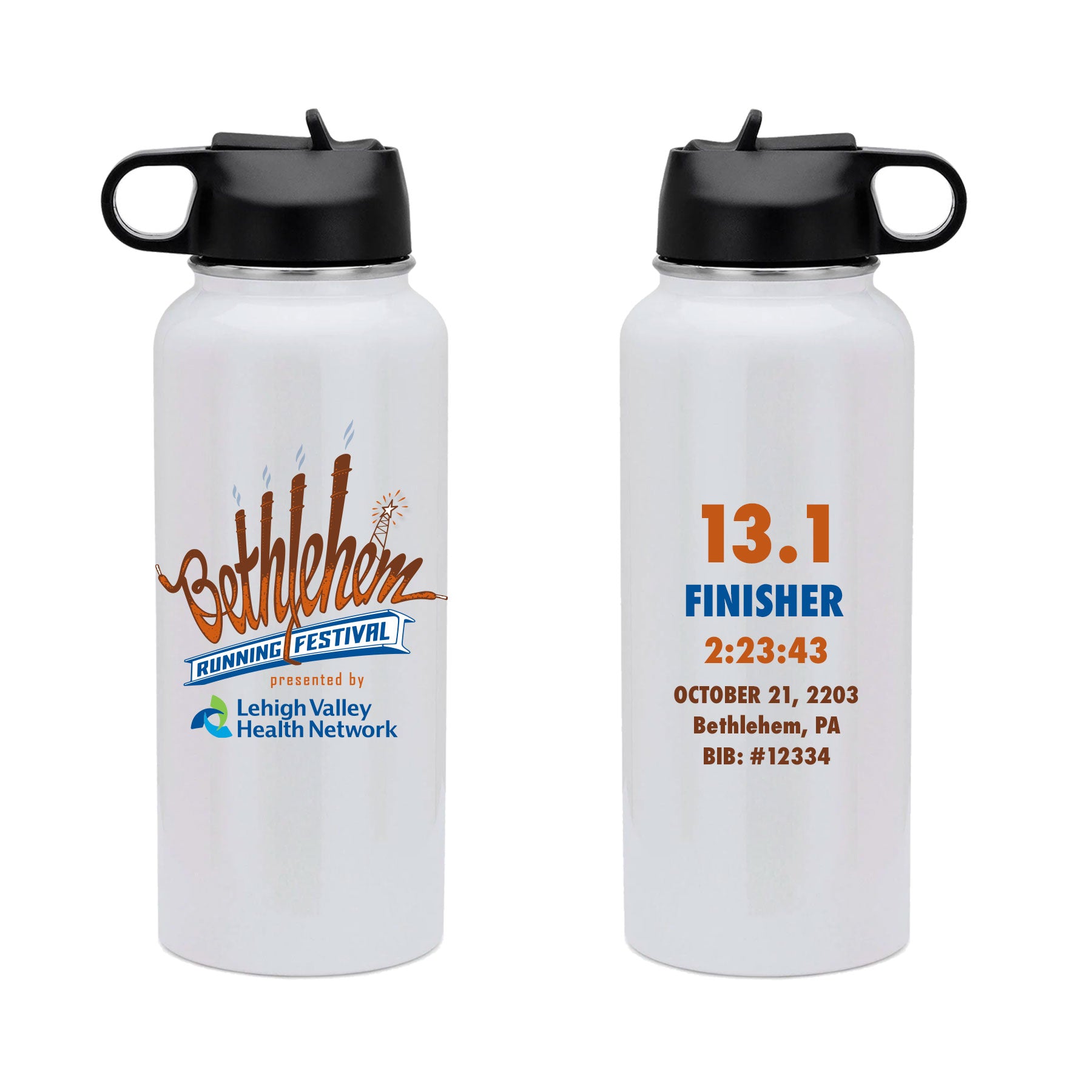 2023 BETHLEHEM RUNNING FESTIVAL 32OZ HYDRO WATER BOTTLE