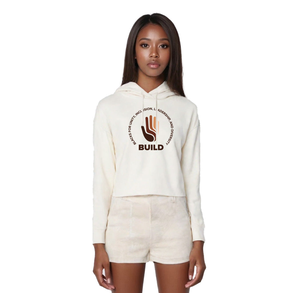 BUILD LOGO DISTRESSED - INDEPENDENT TRADING CO. CROP HOODED PULLOVER