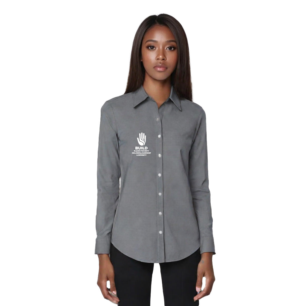 BUILD LOGO SUPERPRO OXFORD SHIRT
