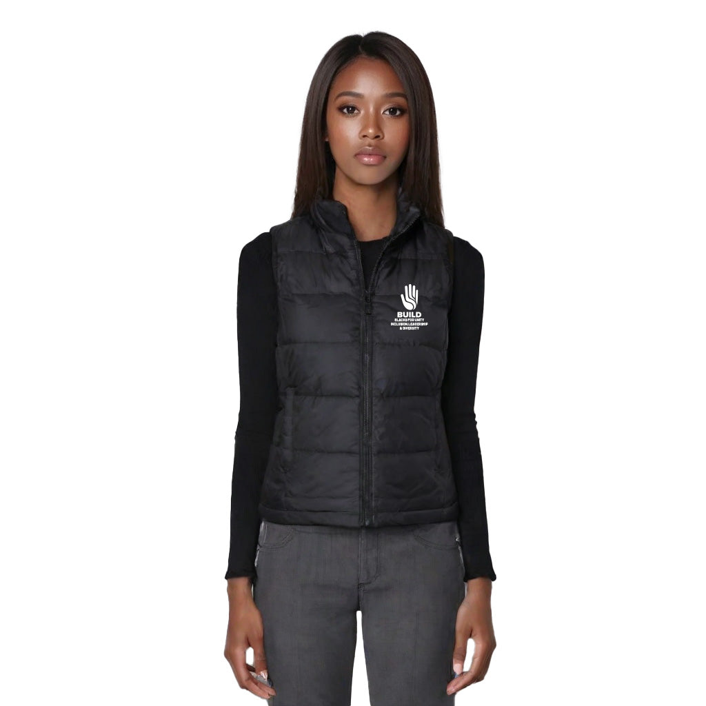 BUILD LOGO WOMEN'S PUFFER VEST