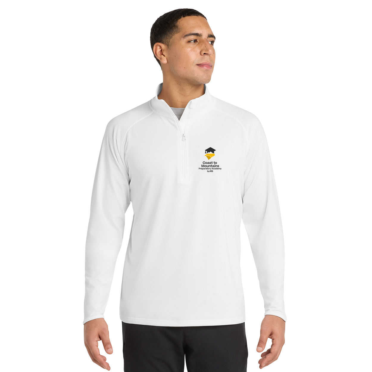 CMPA LOGO STRETCH 1/4-ZIP PULLOVER
