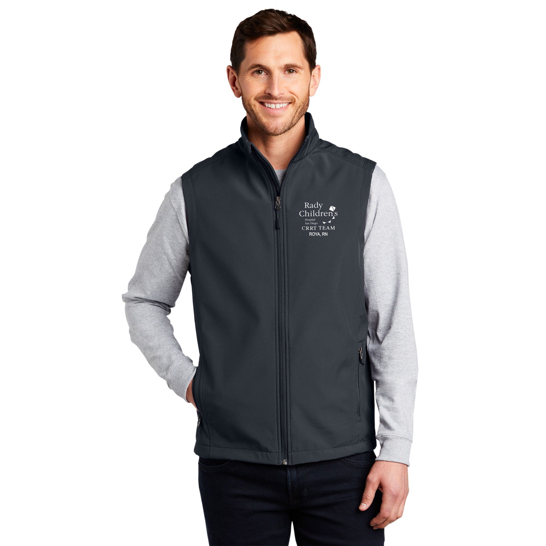 RADY CHILDREN'S CRRT EMBROIDERED  CORE SOFT SHELL VEST