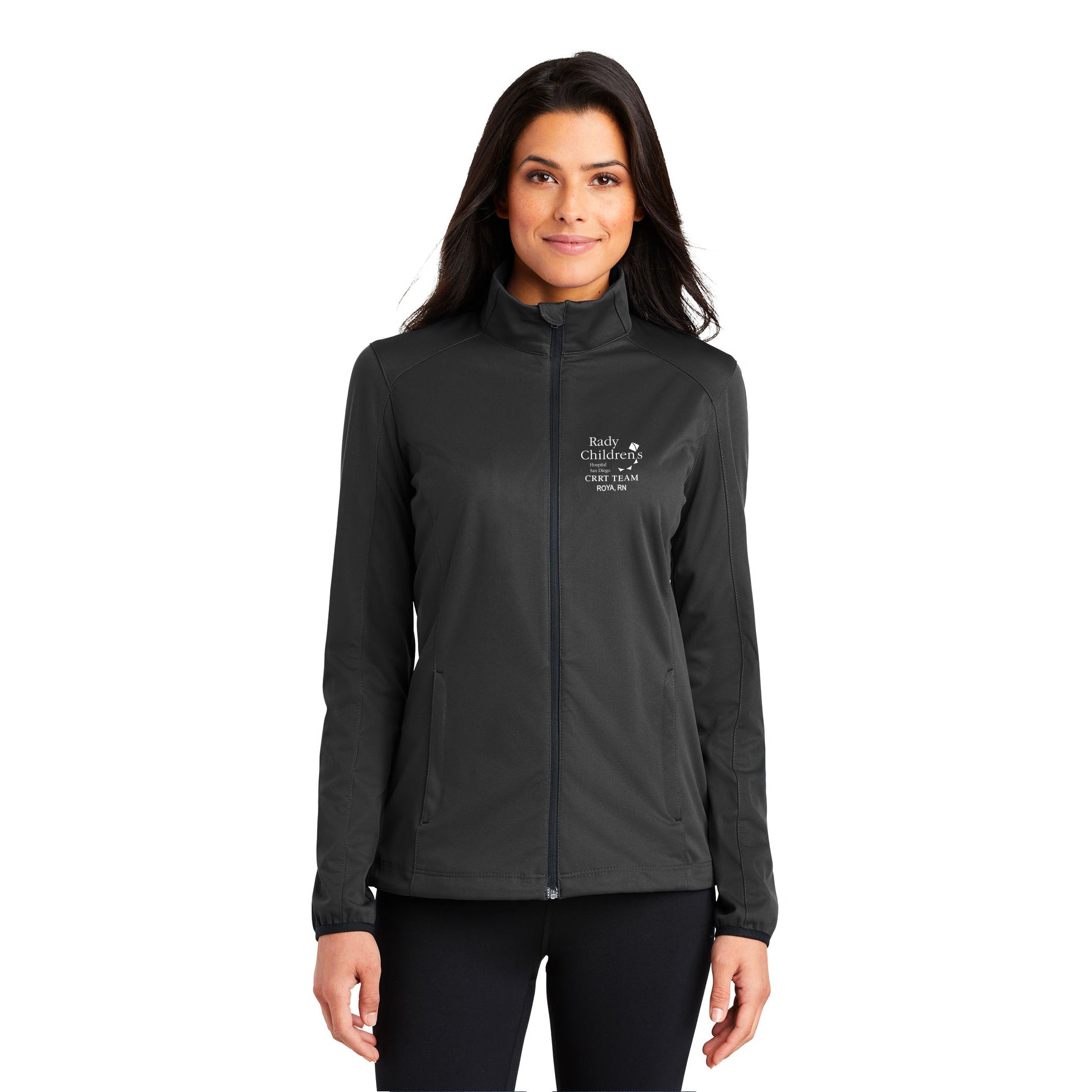 RADY CHILDREN'S CRRT EMBROIDERED  PORT AUTHORITY LADIES ACTIVE SOFT SHELL JACKET
