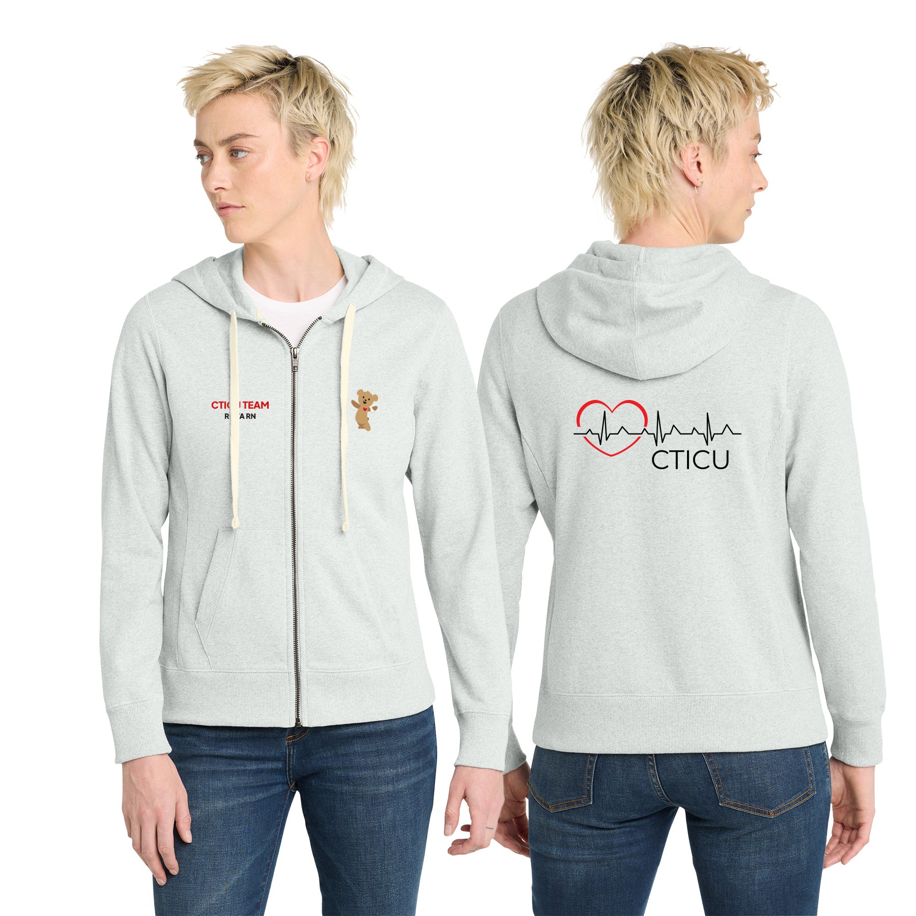 CTICU Women's Full-Zip Hoodie