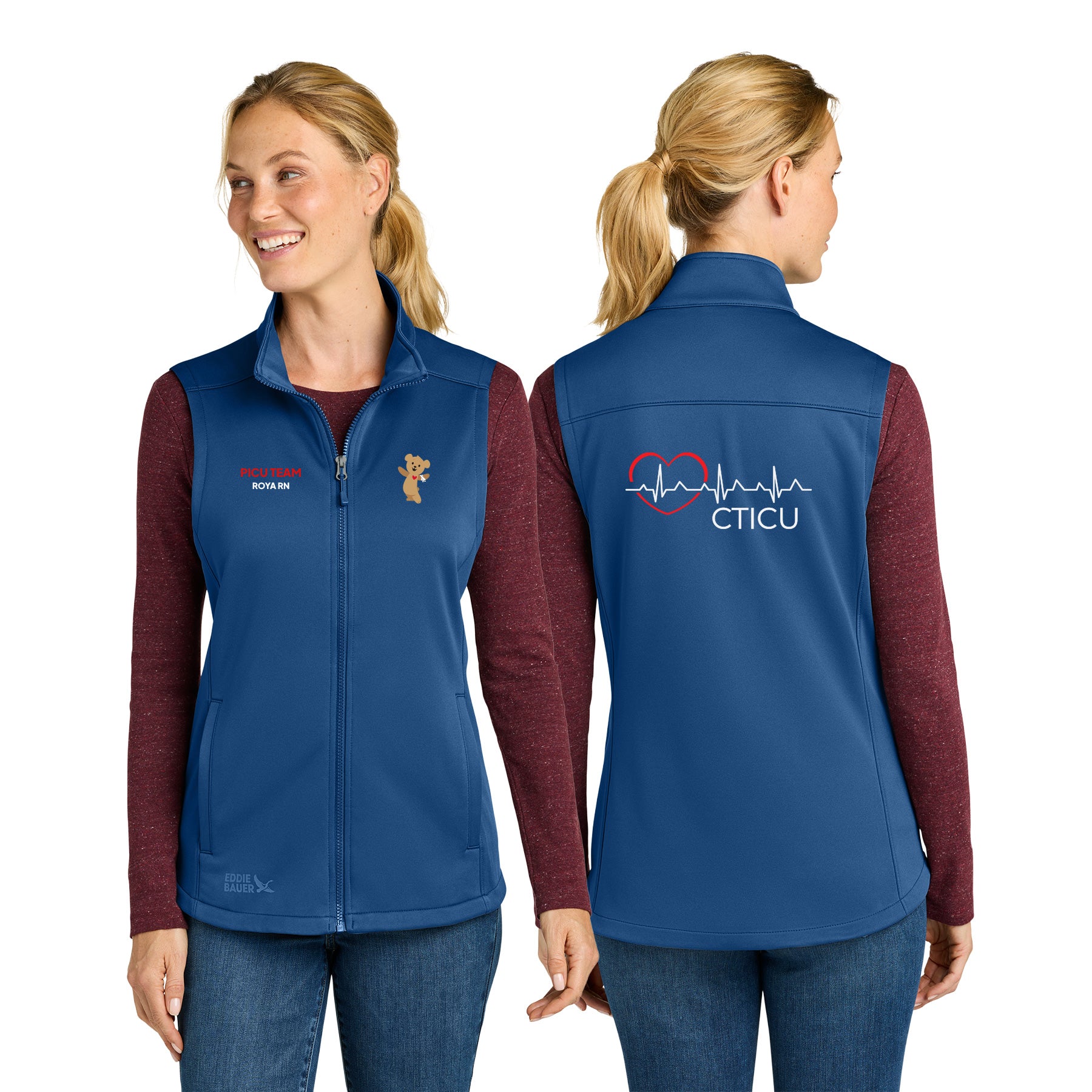 CTICU Eddie Bauer WomenÕs Smooth Mid Layer Fleece Vest