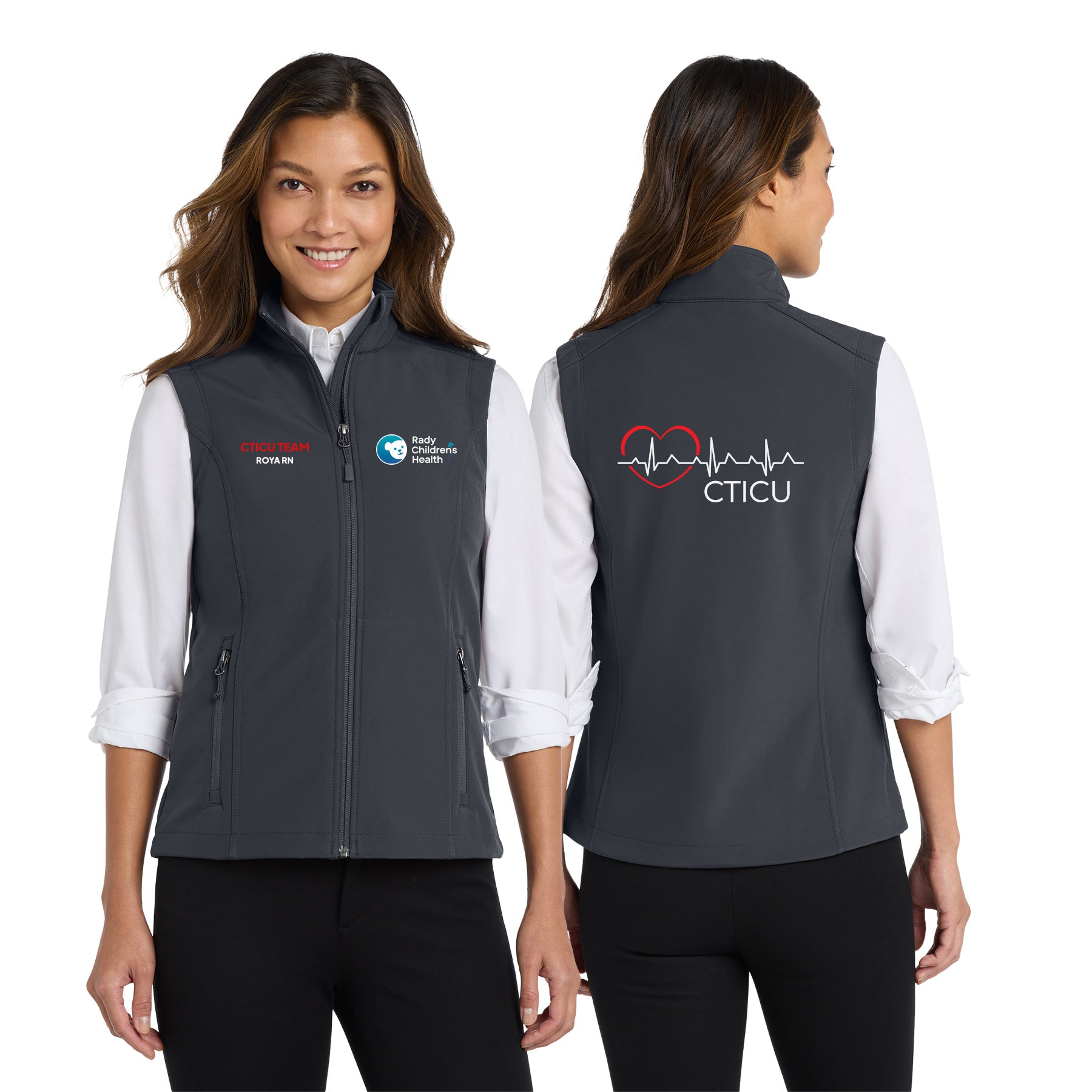CTICU Port Authority Ladies Core Soft Shell Vest