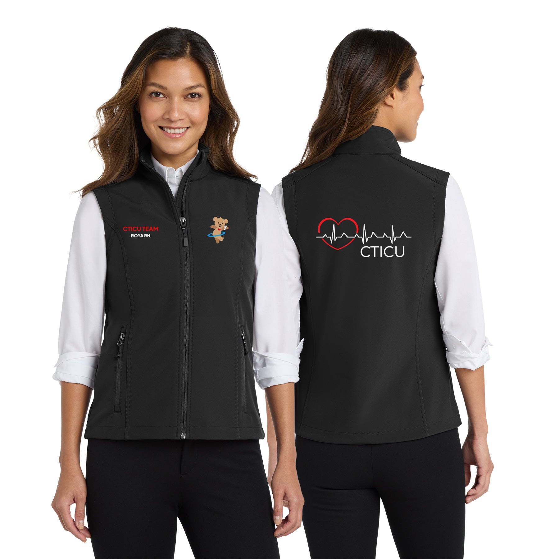 CTICU Port Authority Ladies Core Soft Shell Vest