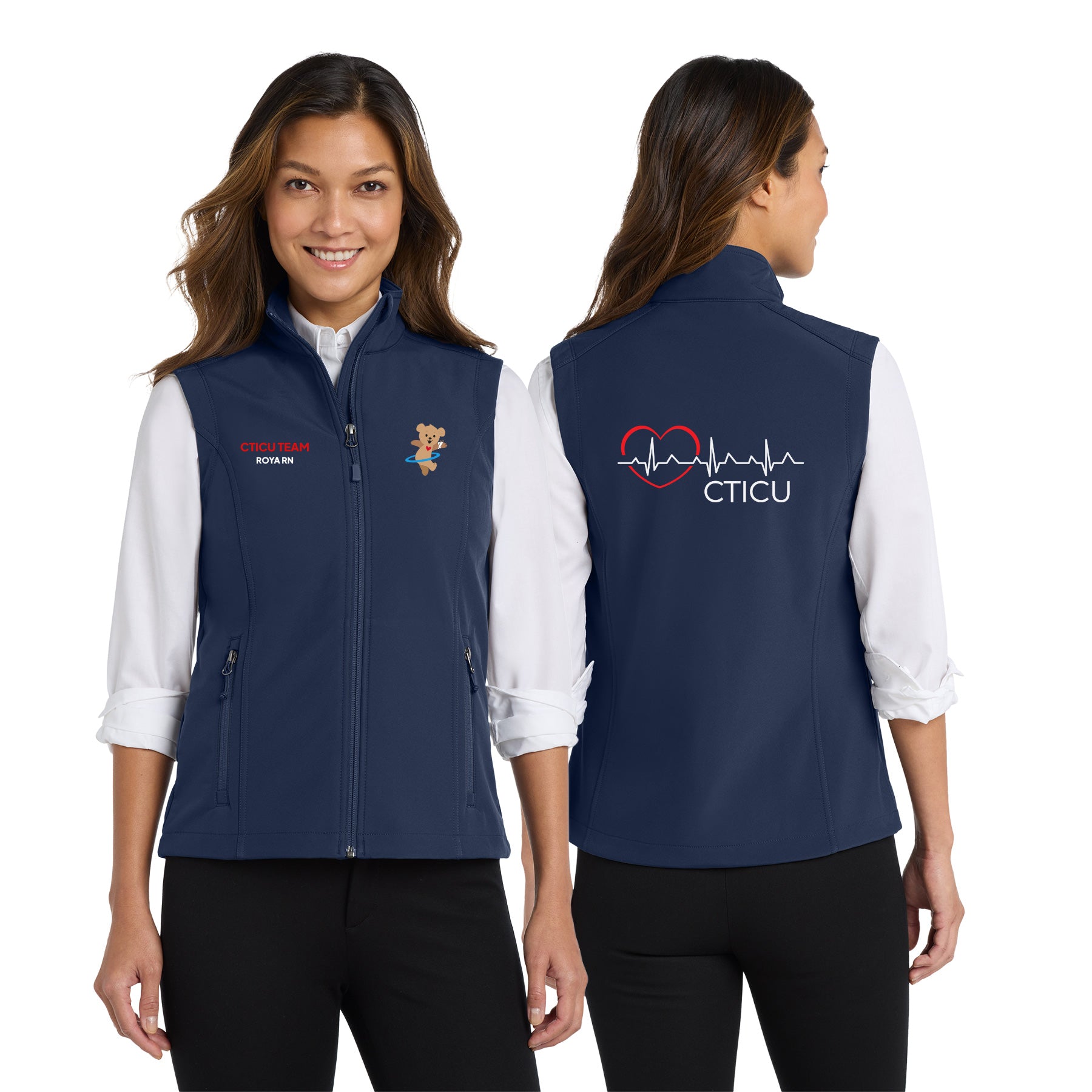 CTICU Port Authority Ladies Core Soft Shell Vest