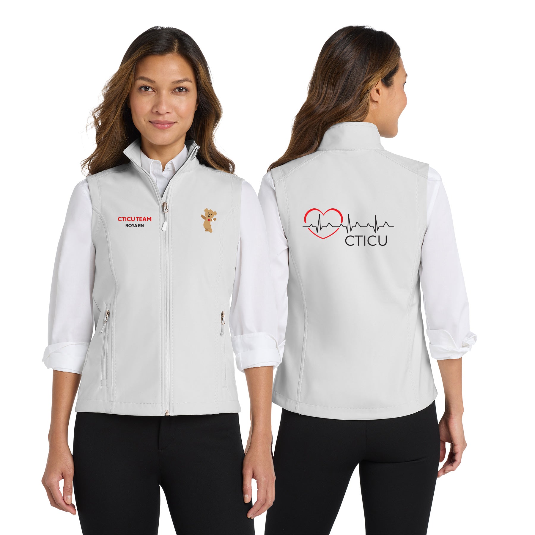 CTICU Port Authority Ladies Core Soft Shell Vest