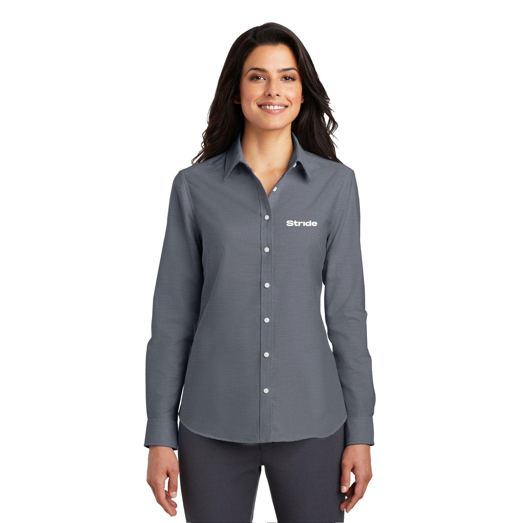STRIDE EMBROIDERED SUPERPRO OXFORD SHIRT