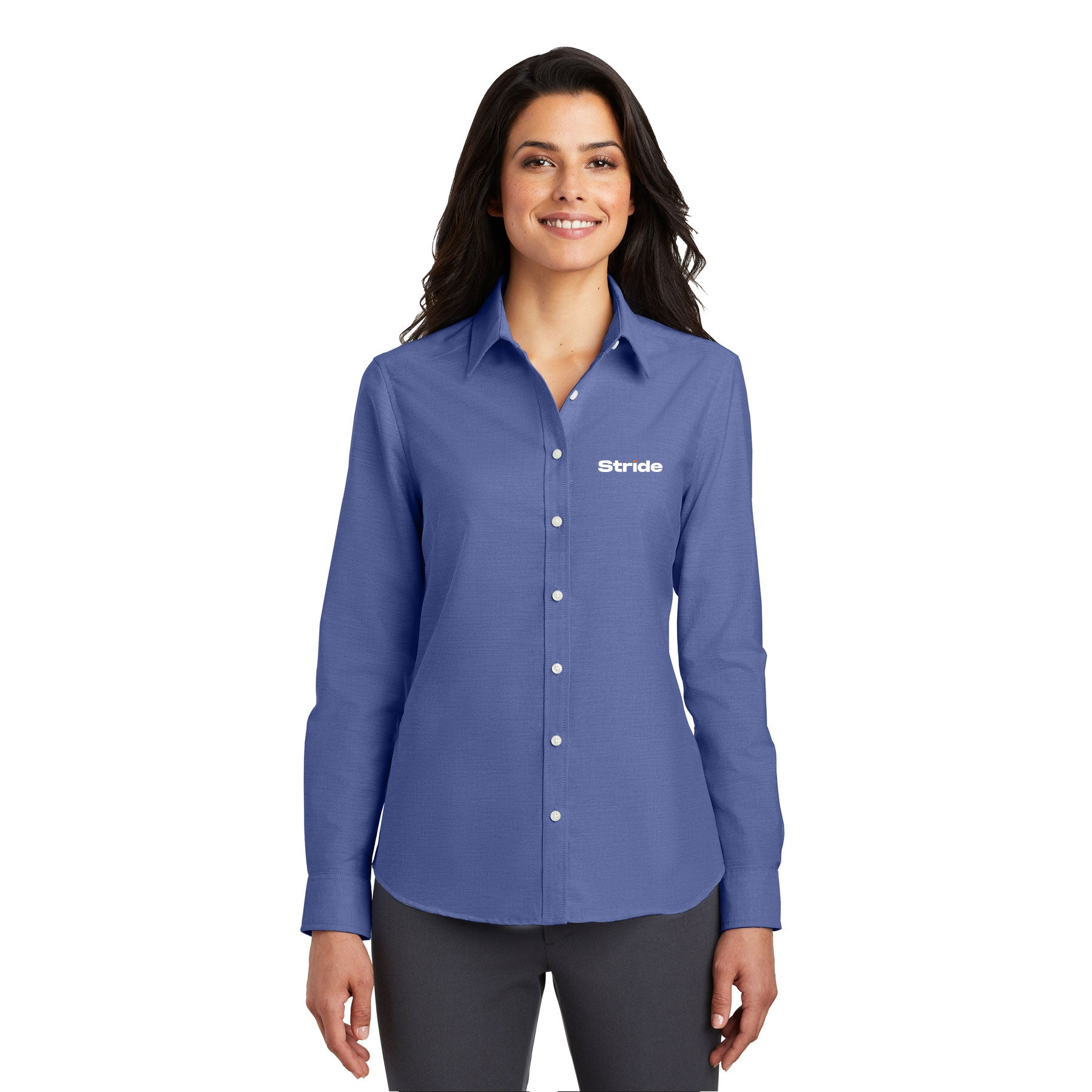 STRIDE EMBROIDERED SUPERPRO OXFORD SHIRT