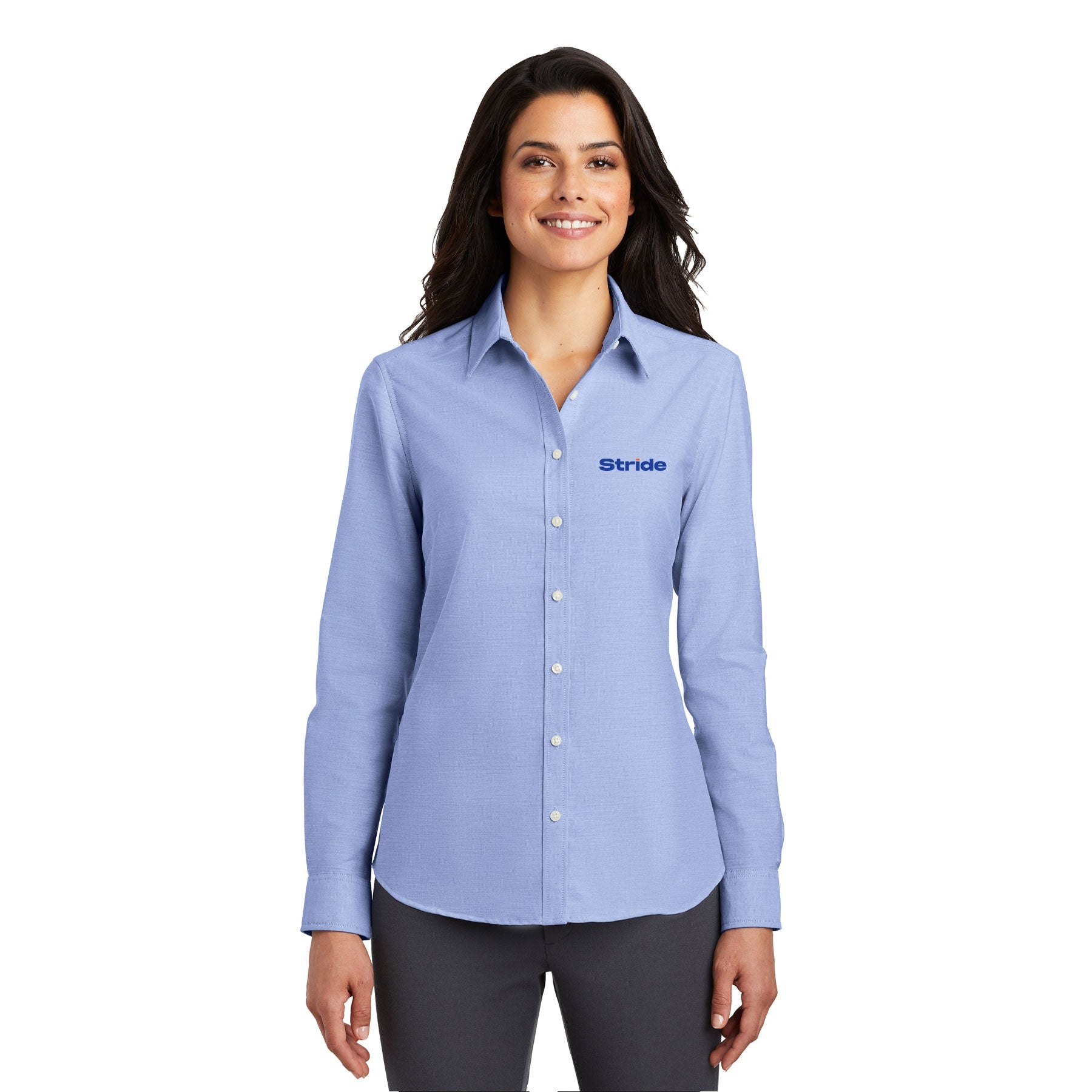 STRIDE EMBROIDERED SUPERPRO OXFORD SHIRT