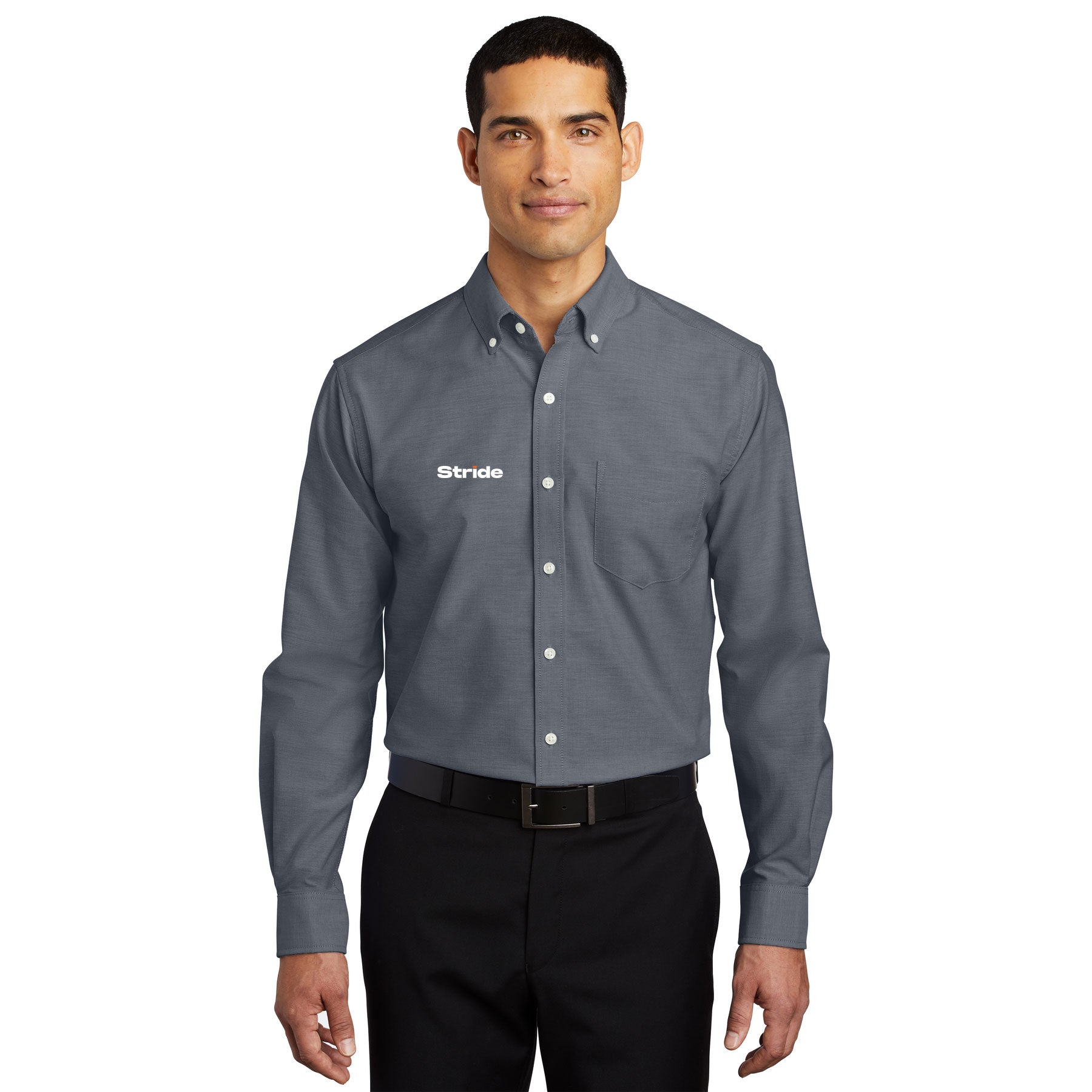 STRIDE EMBROIDERED SUPERPRO OXFORD SHIRT