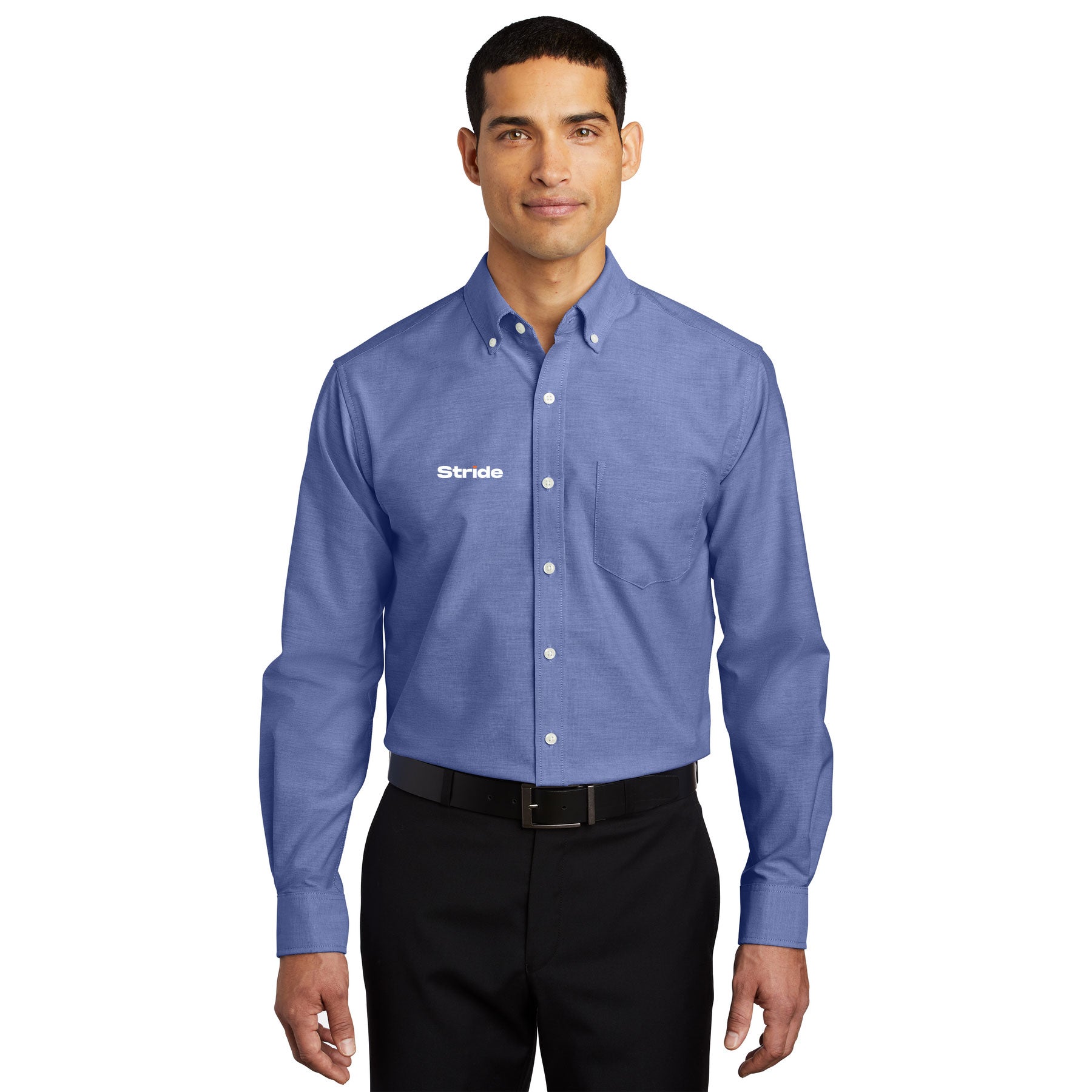 STRIDE EMBROIDERED SUPERPRO OXFORD SHIRT