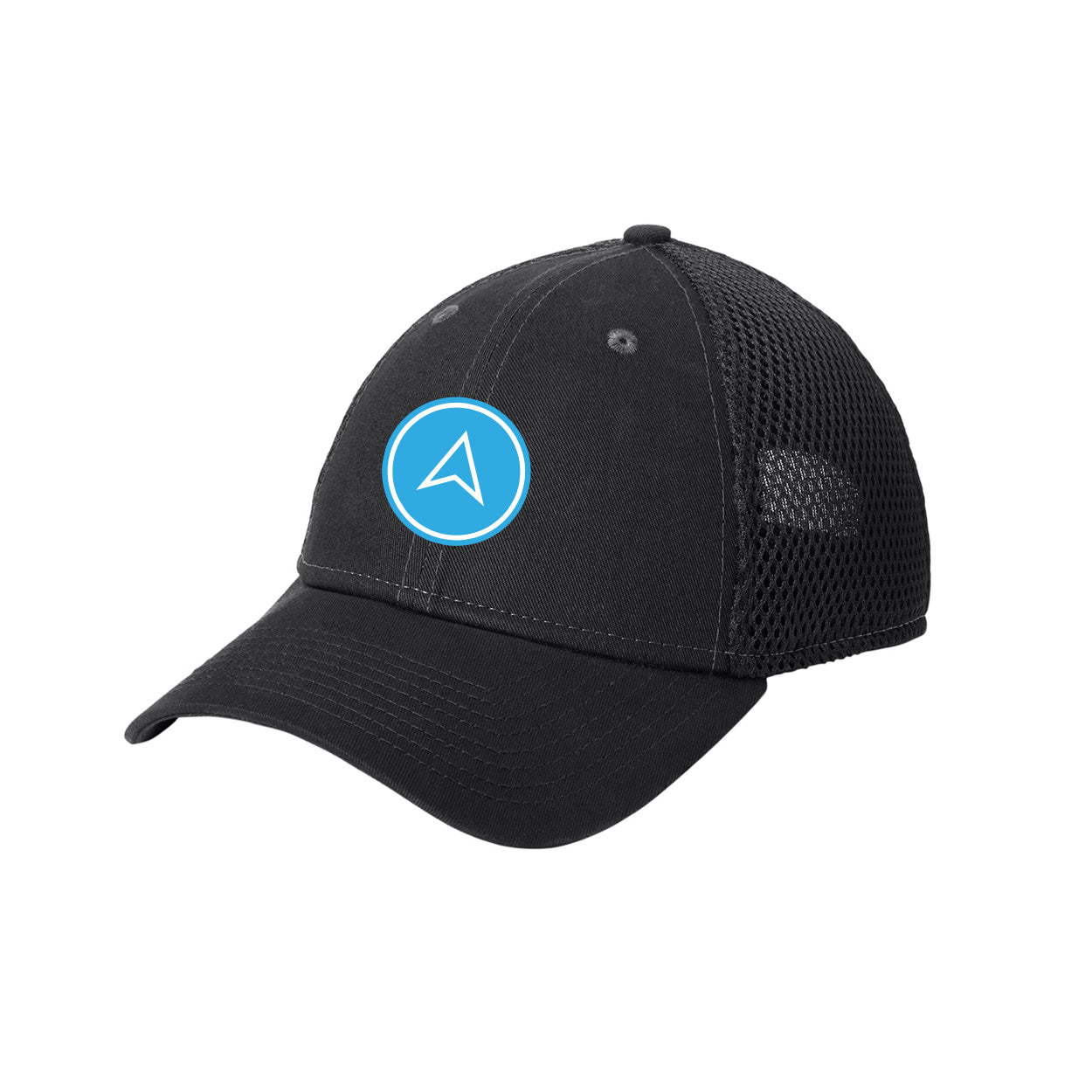 TECH ELEVATOR LOGO NEW ERA SNAPBACK CONTRAST FRONT MESH CAP - EMBROIDERED