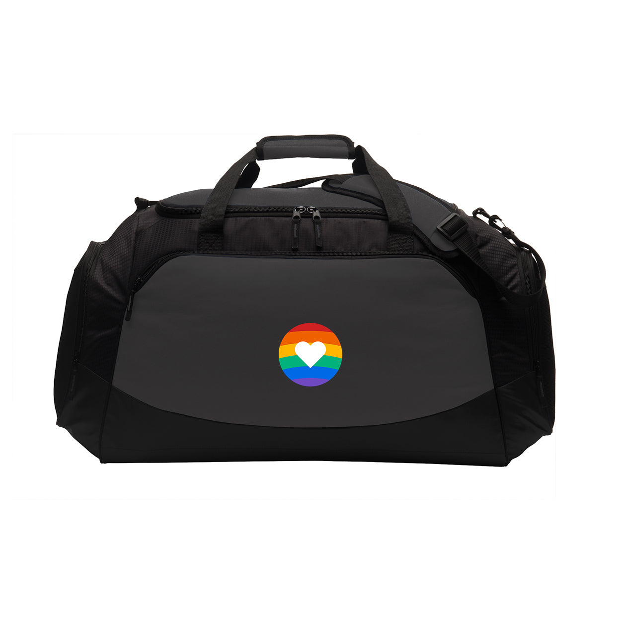 OUT AND ABOUT LOGO PORT AUTHORITY LARGE ACTIVE DUFFEL