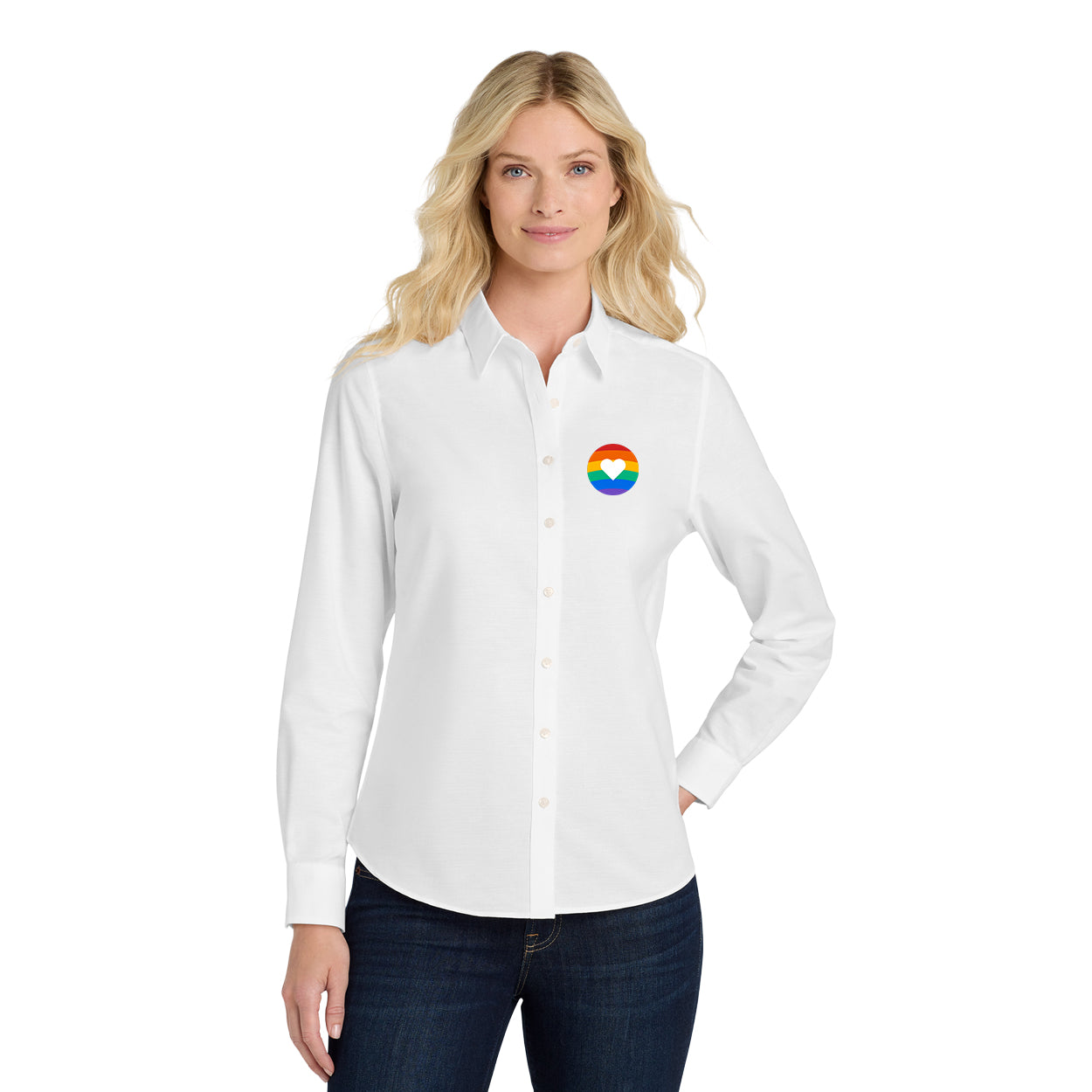 OUT AND ABOUT LOGO SUPERPRO OXFORD SHIRT