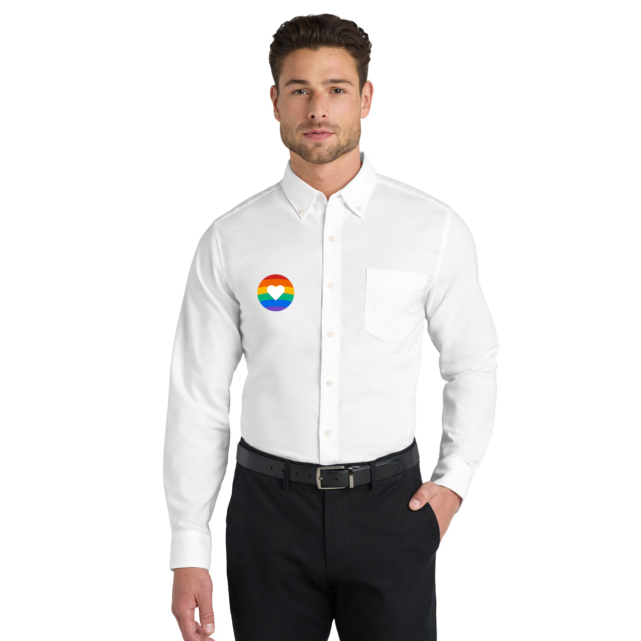 OUT AND ABOUT LOGO SUPERPRO OXFORD SHIRT