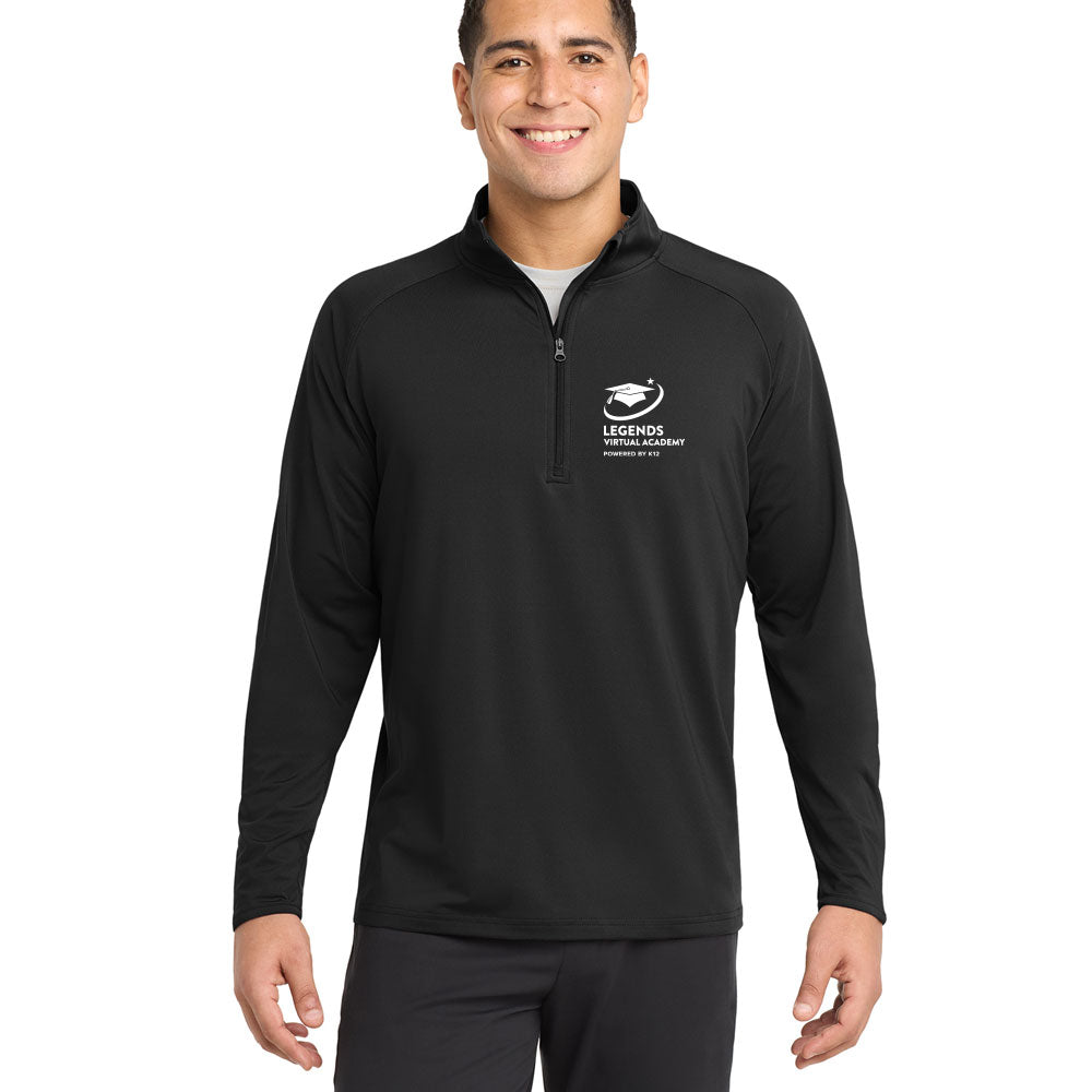LEGENDS VIRTUAL ACADEMY LOGO STRETCH 1/4-ZIP PULLOVER