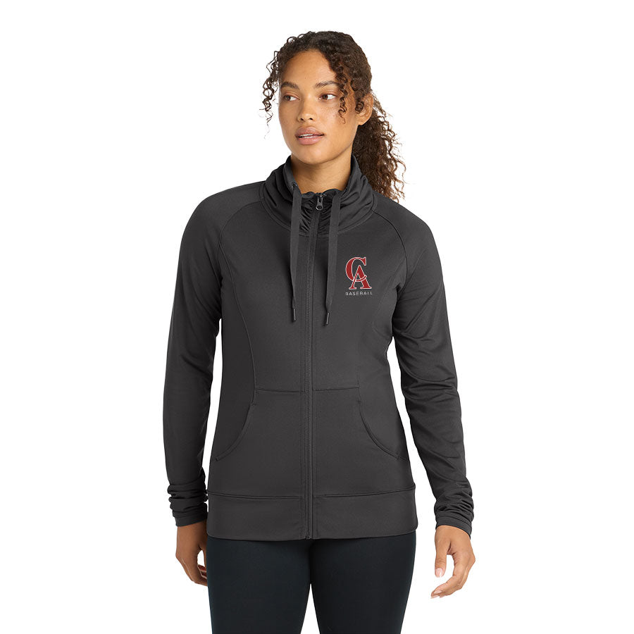 CLASSICAL ACADEMY BASEBALL CA LOGO SPORT-WICK STRETCH FULL-ZIP JACKET