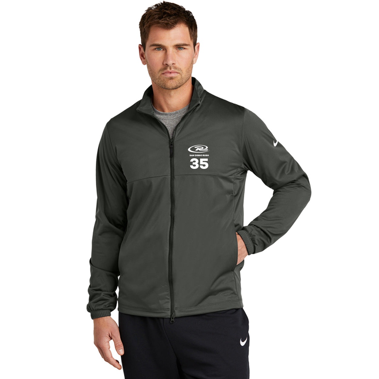 SAN DIEGO RUSH EMBROIDERED LOGO NIKE STORM-FIT FULL-ZIP JACKET