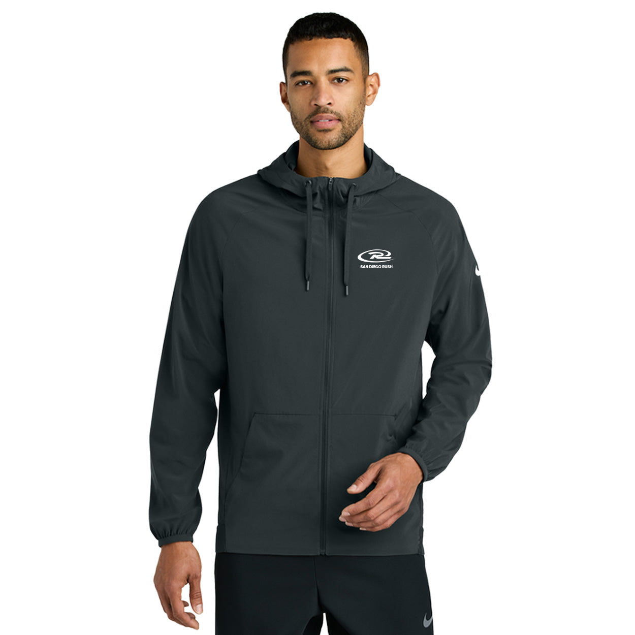 SAN DIEGO RUSH EMBROIDERED LOGO NIKE PRO HOODED JACKET