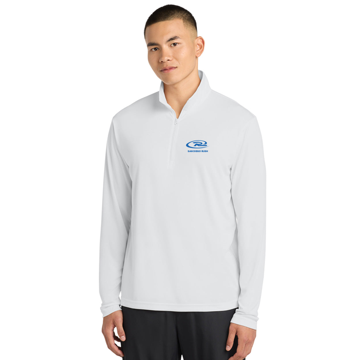SAN DIEGO RUSH EMBROIDERED LOGO POSICHARGE¨ COMPETITOR 1/4-ZIP PULLOVER