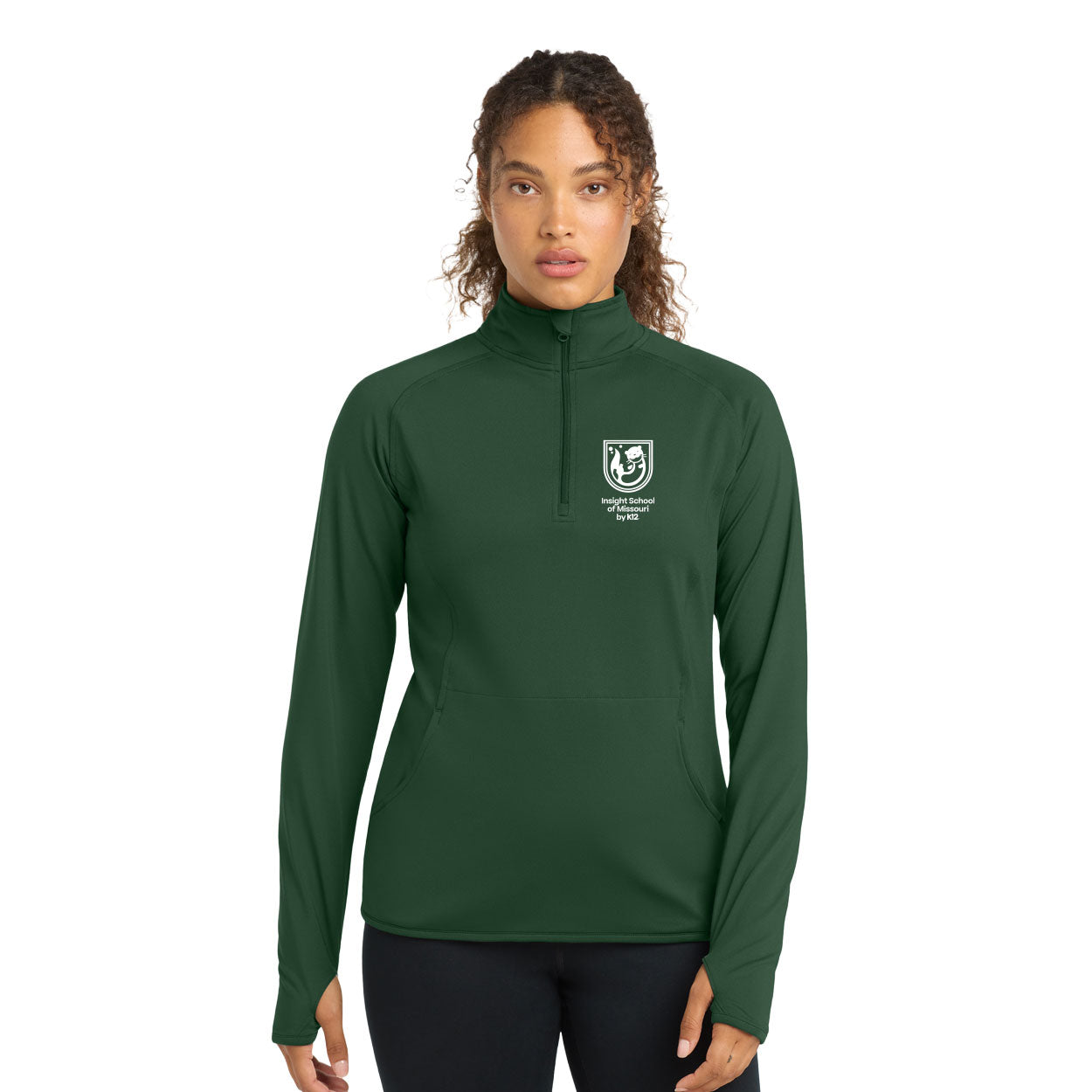 Insight School of Missouri LOGO LADIES SPORT-WICK STRETCH 1/4-ZIP PULLOVER