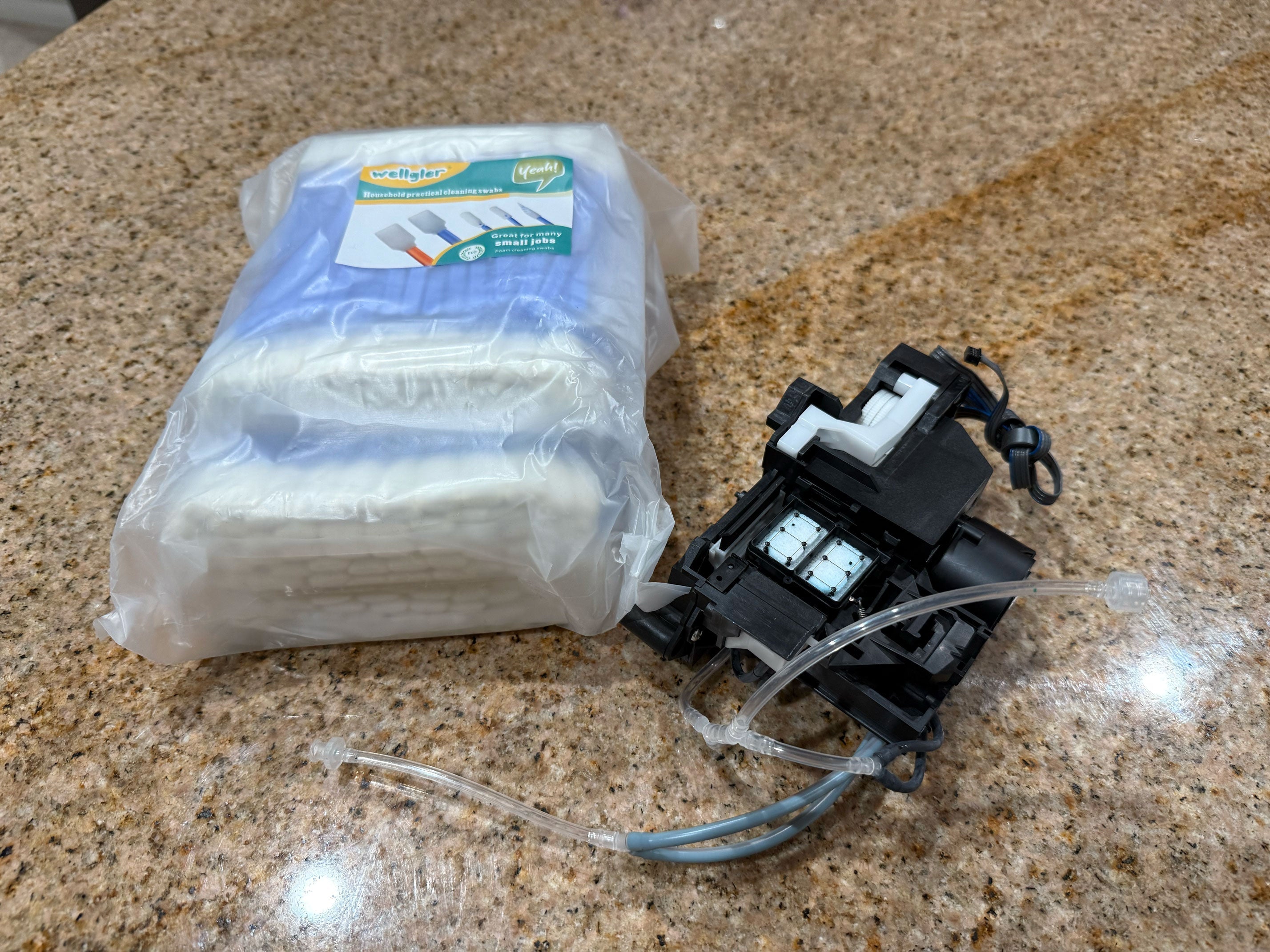 Omniprint FreeJet 330TX/330TX+ pump capping unit with wiper with Foam Cleaning Swabs