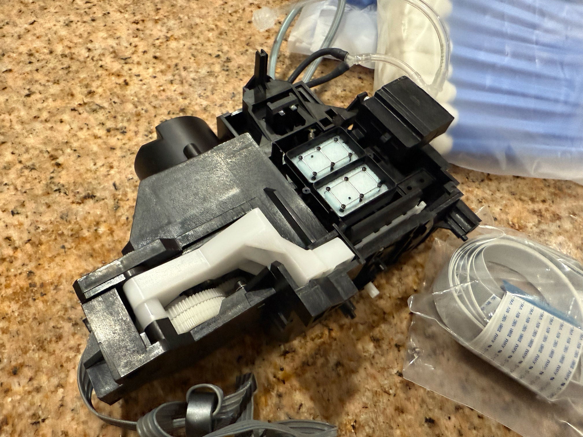 Omniprint FreeJet 330TX/330TX+ pump capping unit with wiper with Foam Cleaning Swabs