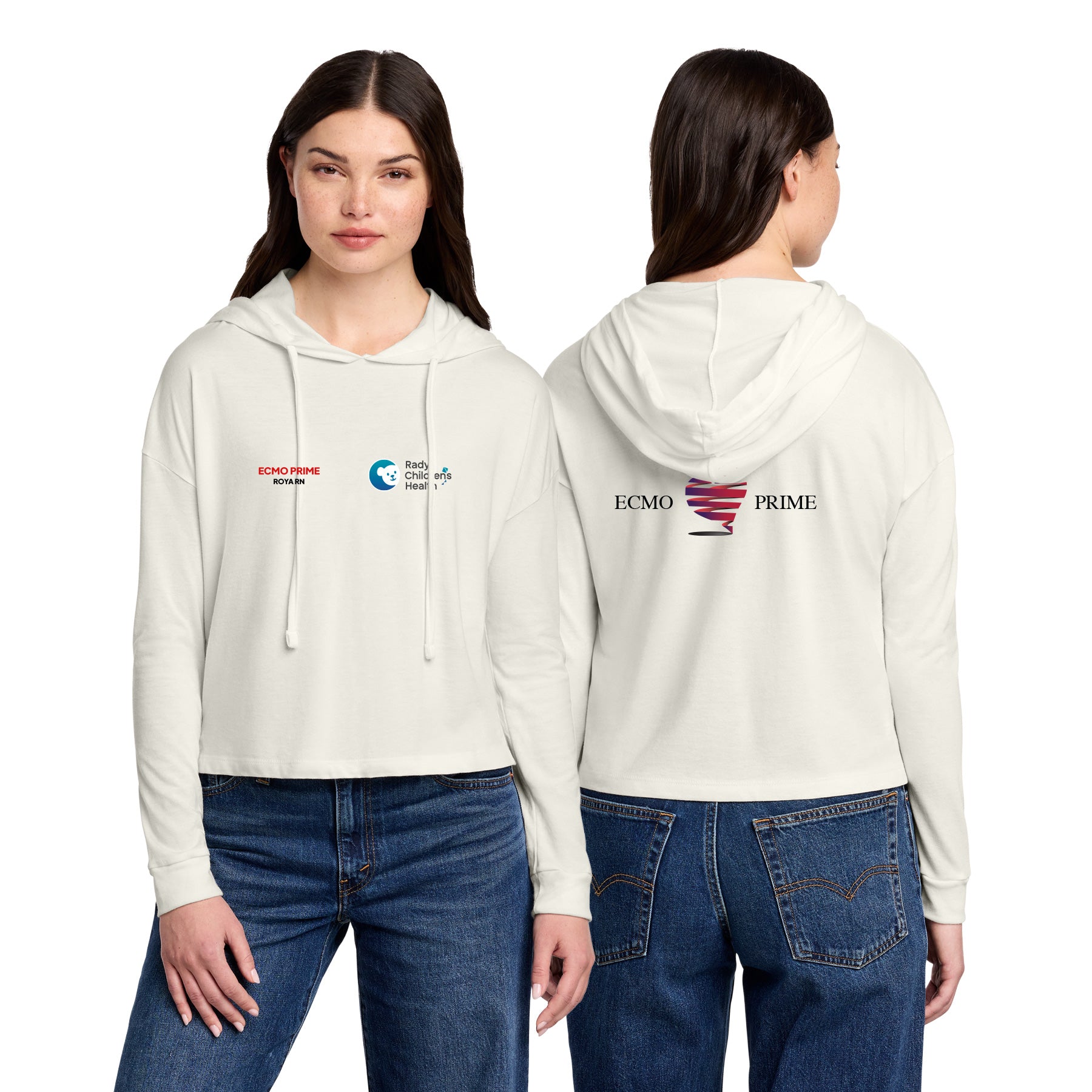 ECMO PRIME Women's Midi Long Sleeve Hoodie