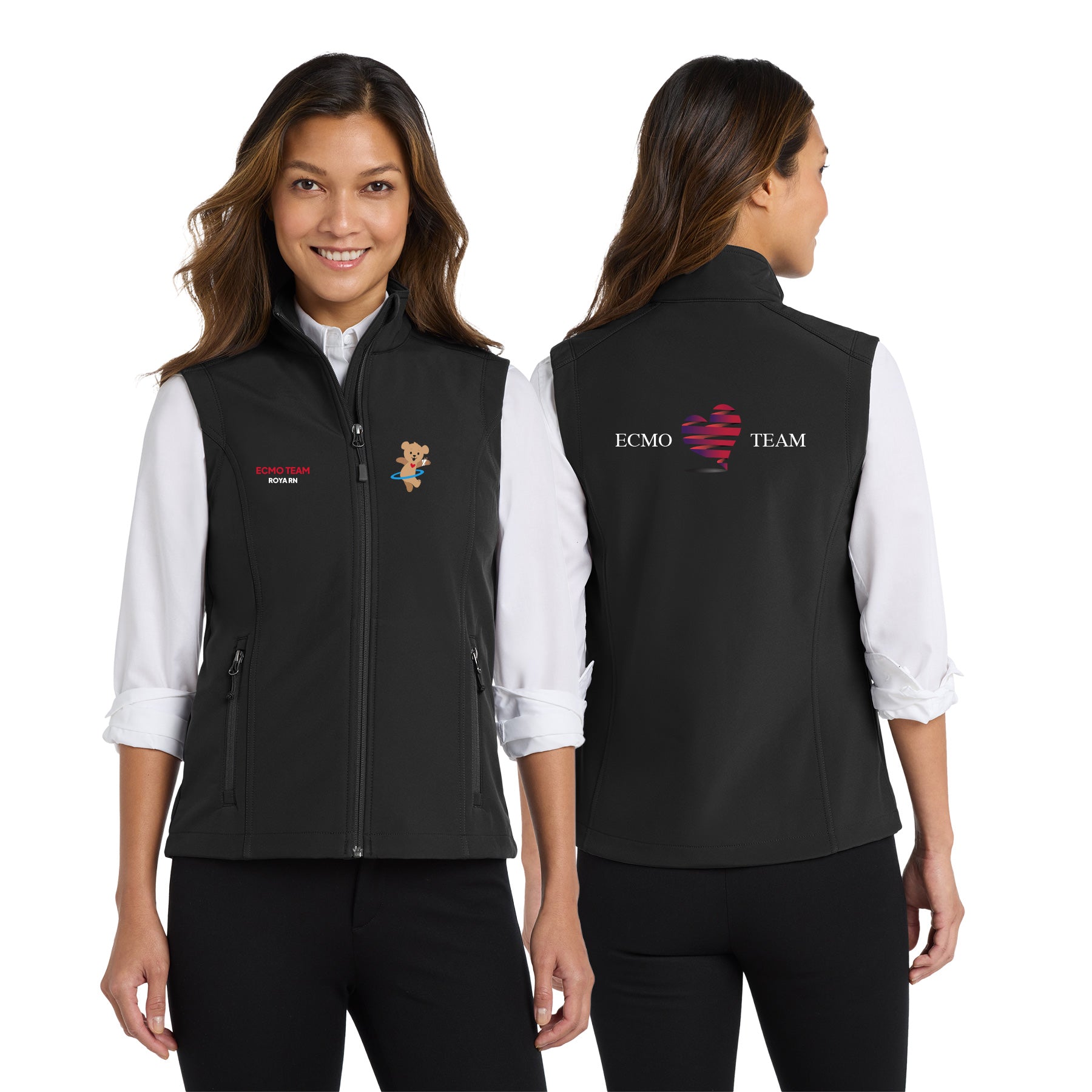 ECMO TEAM Port Authority Ladies Core Soft Shell Vest